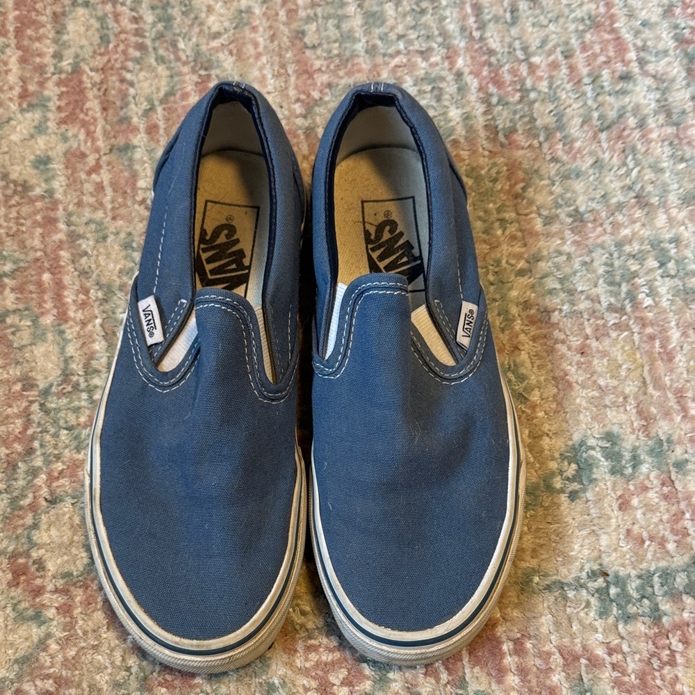 Vans Classic Blue Slip-On Sneakers